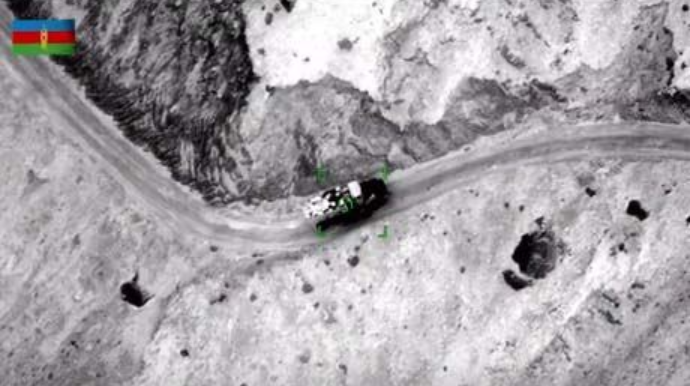 Düşmənin təminat və döyüş vasitələri darmadağın edilib  - VİDEO