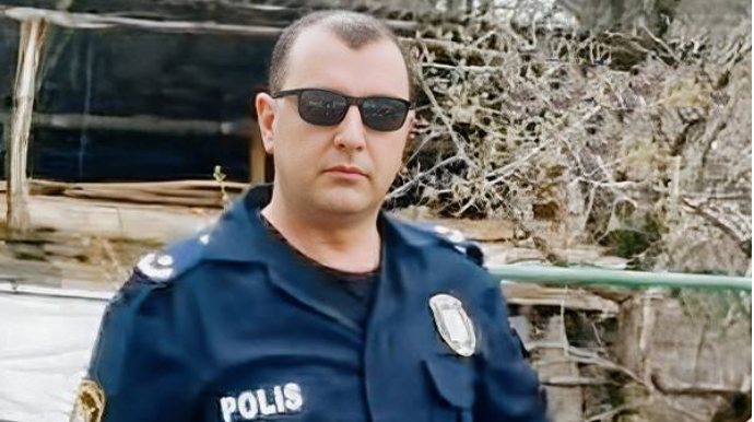 Qəzada ölən polisin FOTOSU 