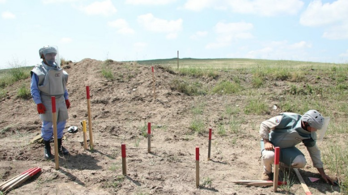 Azad olunan ərazilərdə daha 81 mina aşkarlanıb  - FOTO