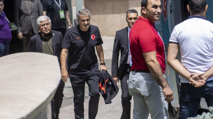 Türkiyə millisi Bakını tərk edir  - FOTO