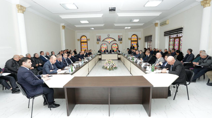 Sudan səmərəli istifadə ilə bağlı iclas keçirildi - FOTOLAR 