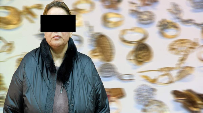 Evdən 60 min manatlıq qızıl oğurlayan dayə tutulub - VİDEO 