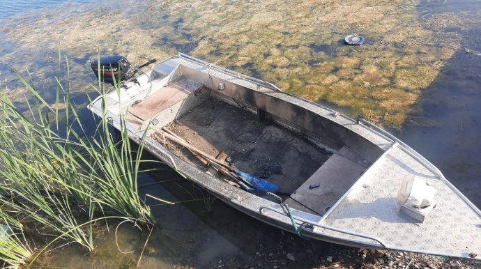 Mingəçevirdə ETSN-in xidməti qayığının yandırılması ilə bağlı cinayət işi başlanılıb - FOTO