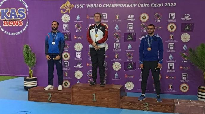Daxili Qoşunların hərbi qulluqçusu güllə atıcılığı üzrə dünya çempionatında medal qazanıb  - FOTO