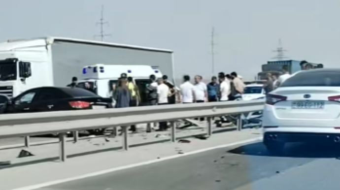 Bakı-Ələt yolunda qəza - VİDEO - YENİLƏNİB