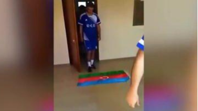 Azərbaycan bayrağını təhqir edən erməni futbolçulara cinayət işi açılıb