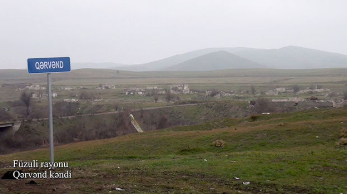 İşğaldan azad edilmiş Füzulinin daha bir kəndindən görüntülər  - VİDEO