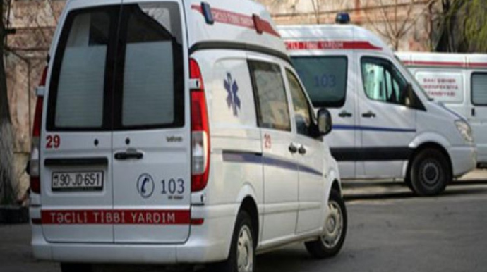 Gəncədə avtomobil təcili yardım maşını ilə toqquşdu - Yaralanan var 