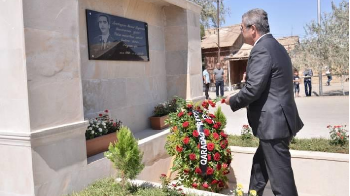 Qaradağda şəhidin adına küçənin açılışı  oldu   - FOTO