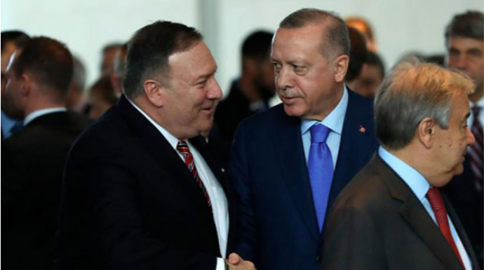 Ərdoğan  Pompeo ilə görüşməyə vaxt tapa bilmədi