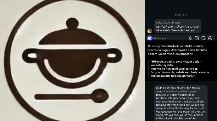 İrandan Azərbaycan kulinariya bloquna təhdidlər: Dadkes.az hədəfə götürülüb   - FOTO