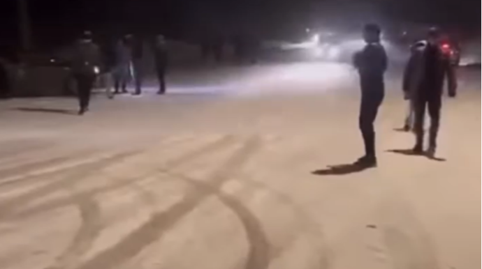 Quba-Qusar yolu buz bağlayıb - VİDEO