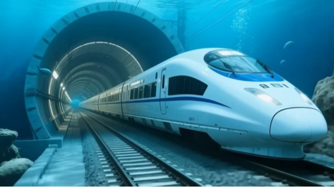 Çinin mühəndislik möcüzəsi hazırdır: Çayın altı ilə şütüyəcək - VİDEO 