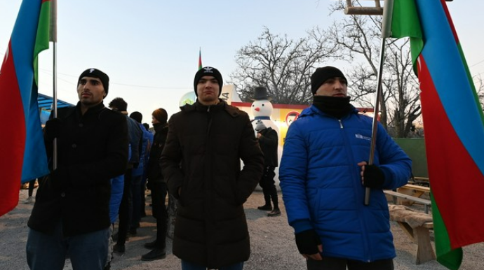 Xankəndi-Laçın yolunda etiraz aksiyası iyirmi üç gündür davam edir  - FOTO