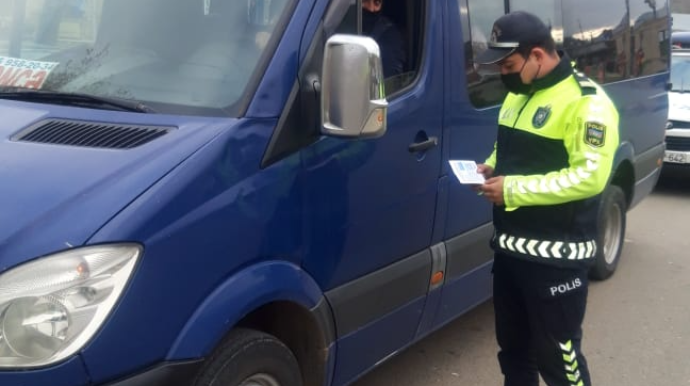 Yol polisi Gədəbəydə reyd keçirib   - FOTO