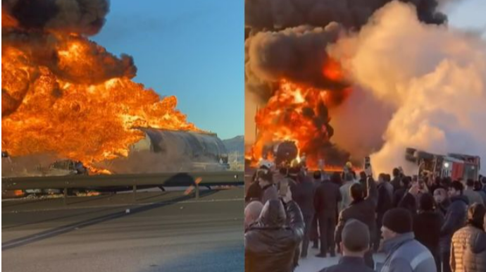 Bakıdakı dəhşətli qəzanın baş verdiyi ərazidə son vəziyyət   - FOTO
