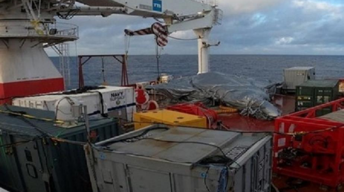 ABŞ hərbçiləri qəzaya uğramış F35 təyyarəsini dənizin dibindən qaldırıblar 