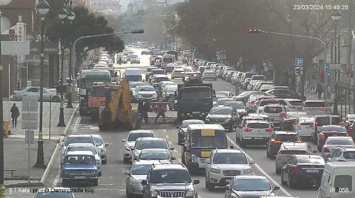 Bu yolda təmir işləri aparılır - XƏBƏRDARLIQ 