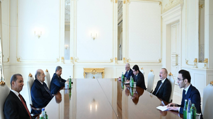 Prezident Misir Senatının sədrini qəbul etdi - YENİLƏNİB