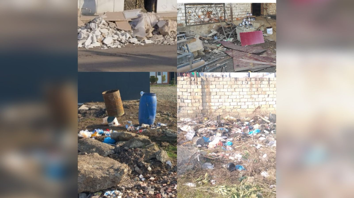 Cəlilabadda ətraf mühiti zibilləyən şəxslər məsuliyyətə cəlb olundular - FOTO