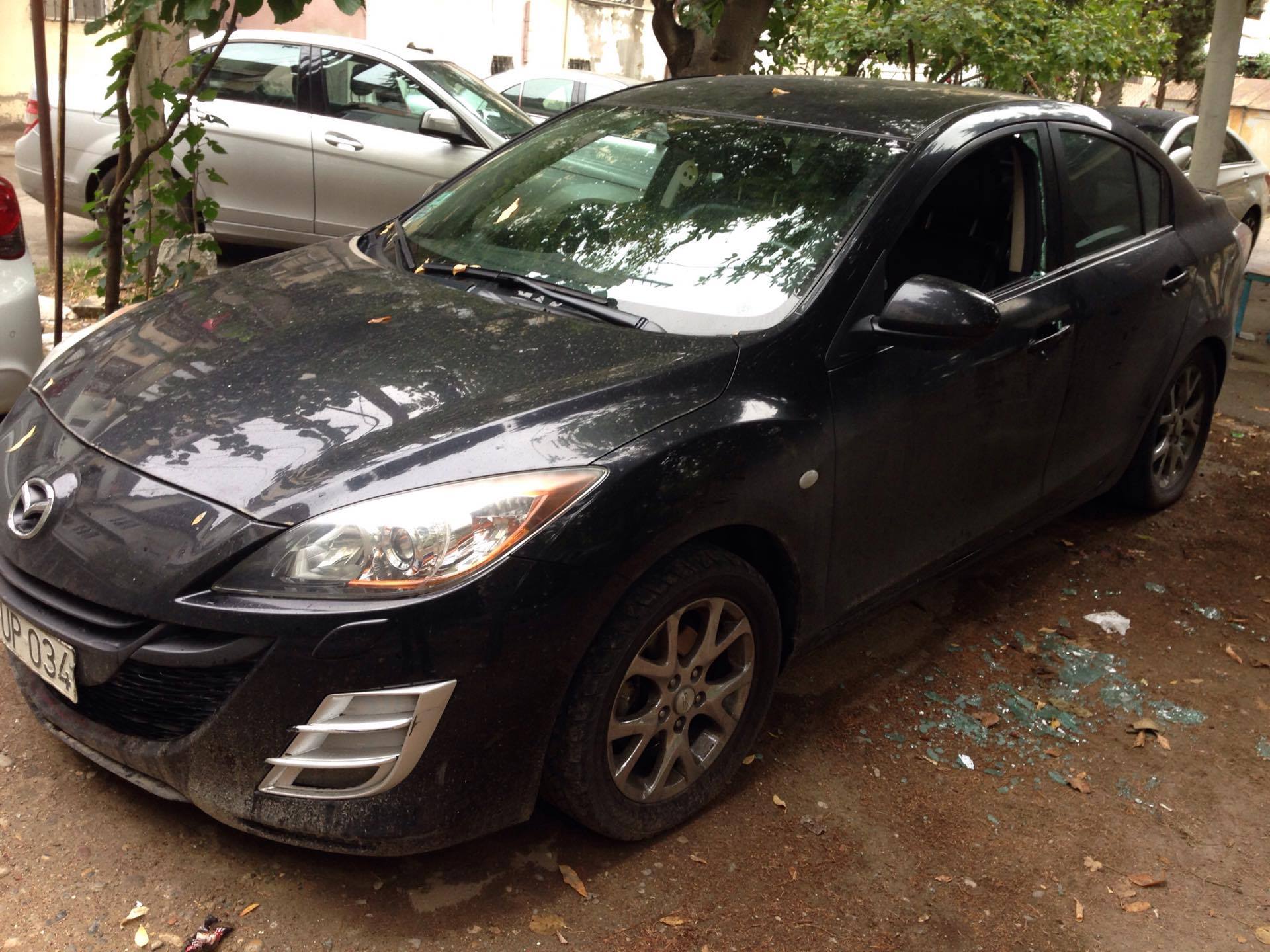 Avtosfer.az-ın əməkdaşının avtomobili qarət olundu - FOTO