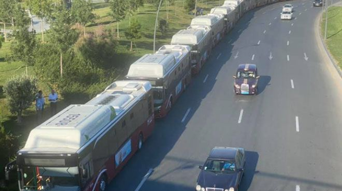 Bu istiqamətlərdə xəttə əlavə avtobuslar verilir  - FOTO