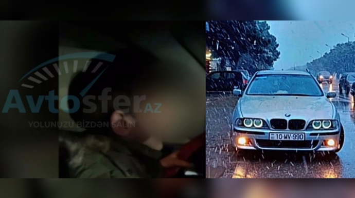 Sükanı azyaşlıya verib həyatlarını təhlükəyə atdılar - VİDEO