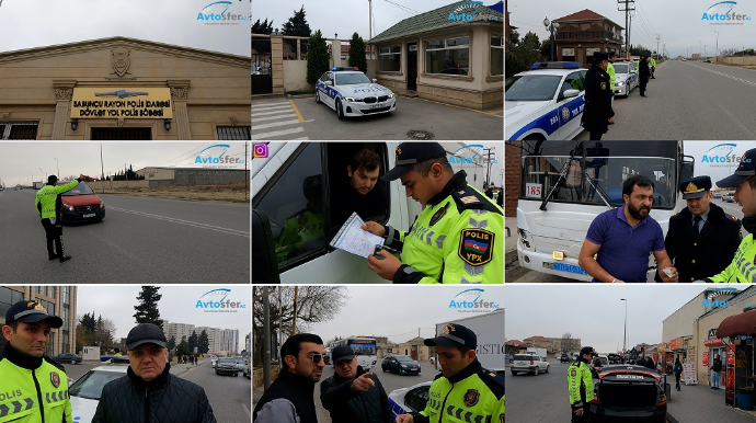 Sabunçuda qayda pozan sürücü və piyadalar aşkarlandı;  cərimələnənlər var - VİDEO - FOTO