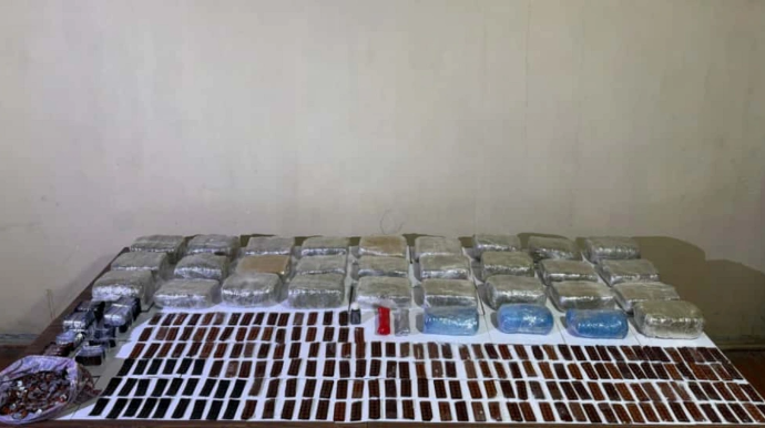 İrandan Azərbaycana dronla 33 kq narkotik keçirilməsinin qarşısı alındı