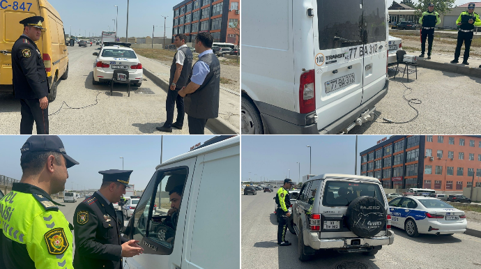 Nərimanovda yol polisi tərəfindən “Təmiz hava” aylığı çərçivəsində tədbir keçirildi - VİDEO 
