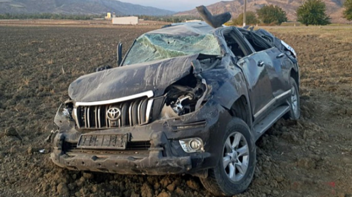 Ağstafada "Prado" aşıb - Ölən və xəsarət alan var 