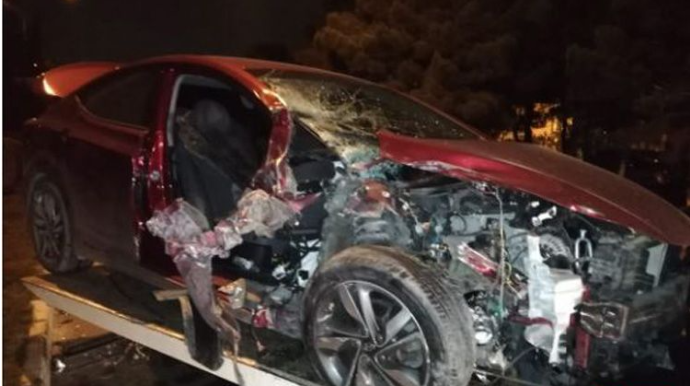 Sumqayıtda zəncirvari yol-nəqliyyat hadisəsi baş verib - FOTO