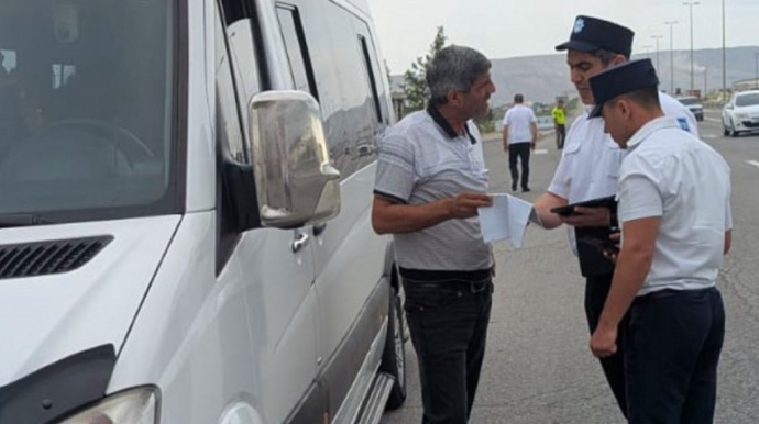 AYNA: 16 sürücü barəsində inzibati xəta protokolu tərtib edildi