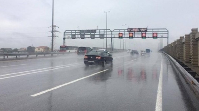 Aeroport yolunda sürət həddi endirildi