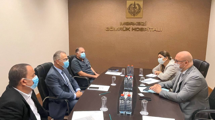 Mərkəzi Gömrük Hospitalında görüş  - FOTO