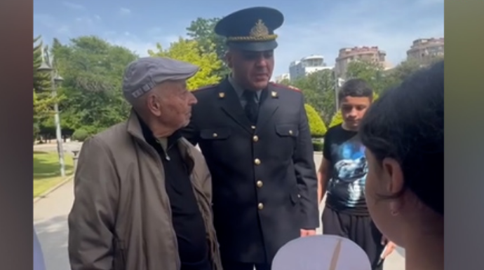 Yol polisindən uşaqlara məsləhət: “Yaşlılara hörmət edin”   - VİDEO