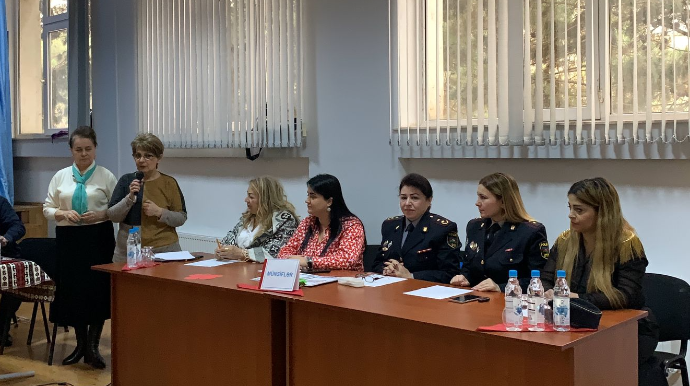 Yol polisi uşaqlarla maarifləndirici tədbir keçirib   - FOTO