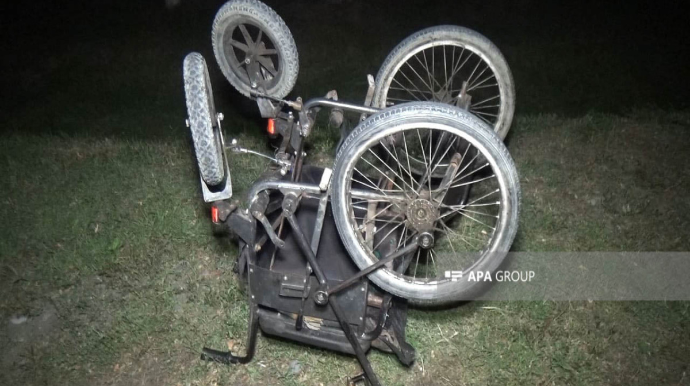 "KamAZ" əlil arabasındakı piyadanı vurub, öldürdü  - FOTO