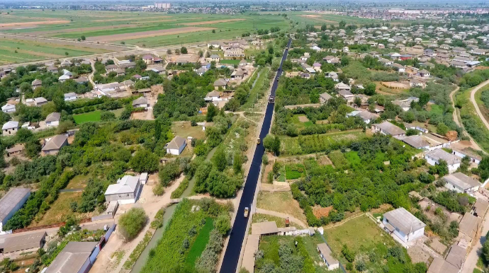 Salyanda 5 kəndin yolunun yenidən qurulması yekunlaşır  - FOTO