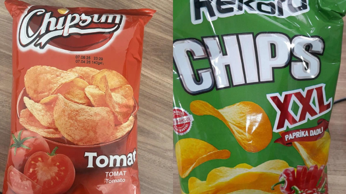 Çips məhsulu partiyalarında uyğunsuzluq aşkarlanıb - FOTOLAR 