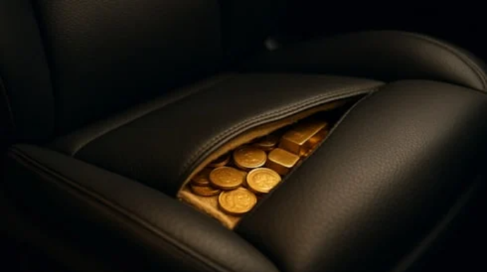 Sərhəd məntəqəsində avtomobildən külli miqdarda qızıl tapıldı