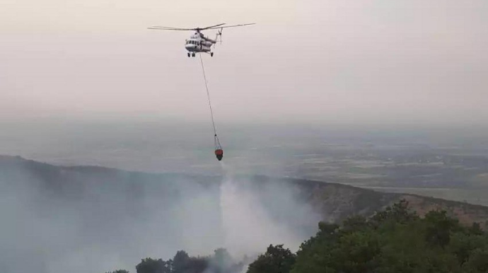 Xocavənddə ermənilərin minaladığı ərazidə yanğın baş verib
