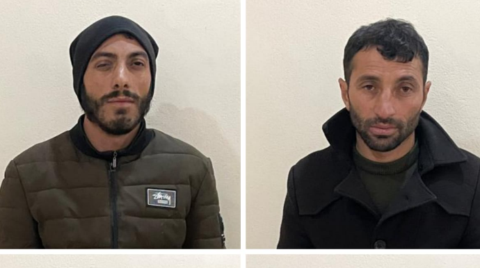 Tərtərdə minalı ərazilərdən dəmir yığanlar həbs olundu  - FOTO