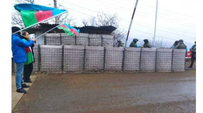 На позиции РМК на дороге Ханкенди - Лачын наблюдаются определенные изменения - ОБНОВЛЕНО   - ВИДЕО