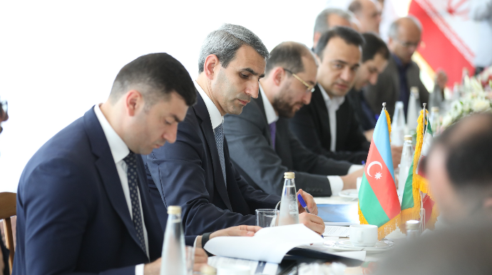 АЖД придает значение развитию коридора Север-Юг: обсуждены работы, ведущиеся на Астаринском терминале в Иране - ФОТО