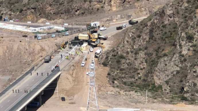 Laçın yolunun girişində sərhəd-buraxılış məntəqəsi quruldu