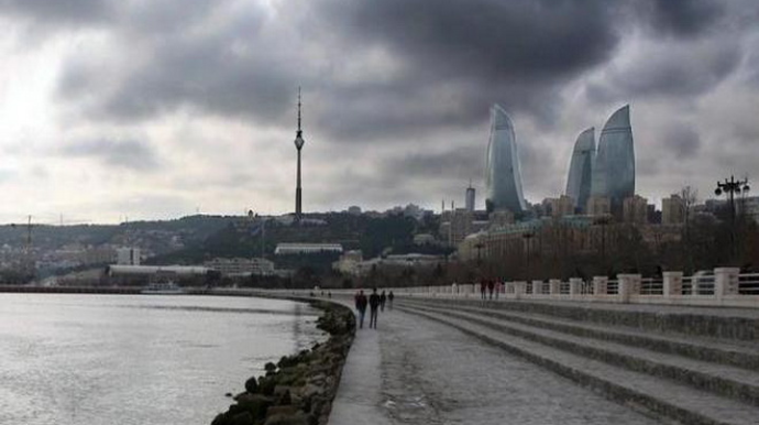 В четверг в Баку облачно, но без дождей
