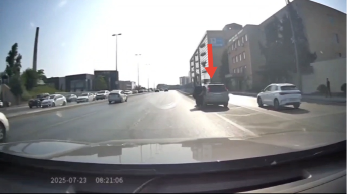 Yolun bu hissələrində sərnişin düşürən sürücüləri cərimə gözləyir - VİDEO