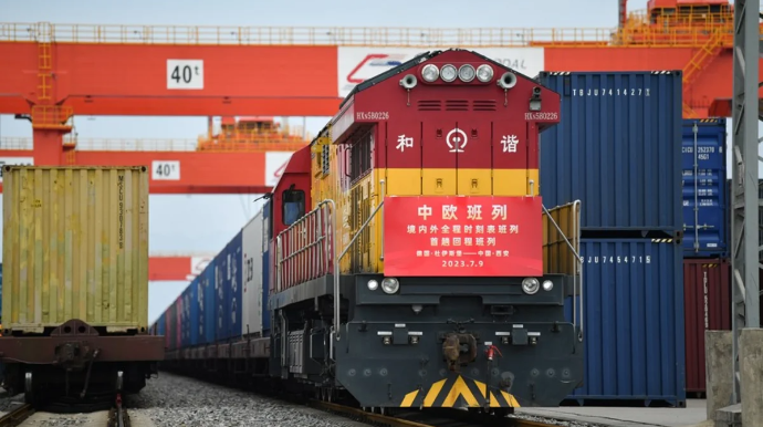 Çin-Avropa yük qatarı Bakıya yola düşüb - Orta Dəhliz üzərindən İLK HADİSƏ 