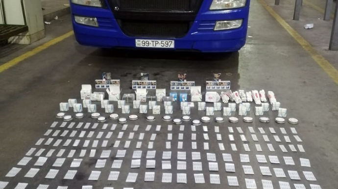 Yük avtomobilindən tütün və tibbi məmulatları aşkarlanıb - FOTO